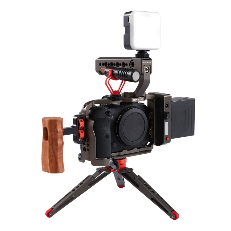 PULUZ Video Camera Cage Stabilizer for Canon EOS R5 / EOS R6, without Handle