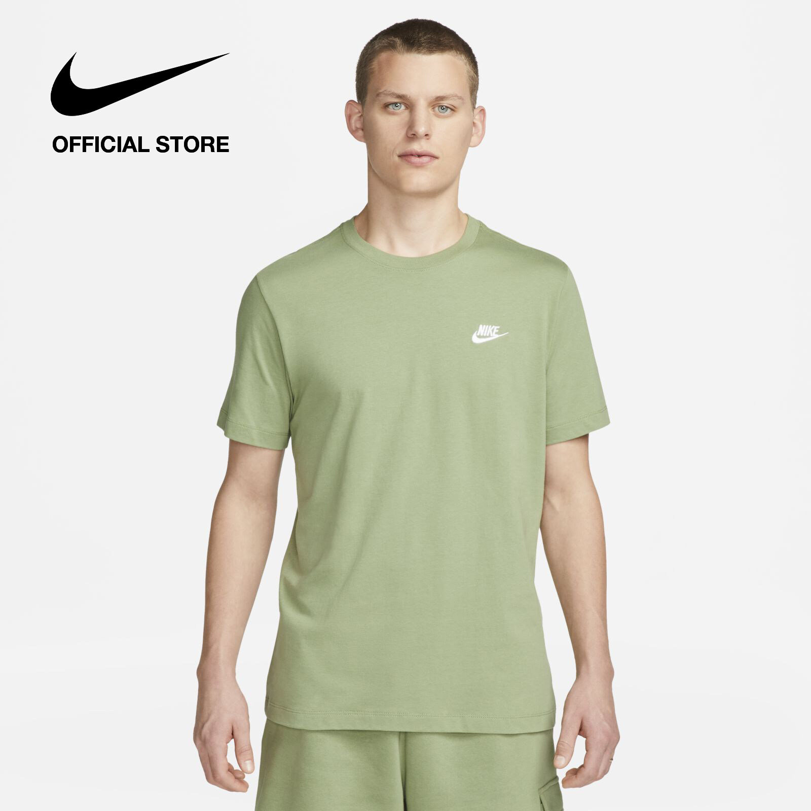 Nike Men's Sportswear Club T-Shirt - Oil Green