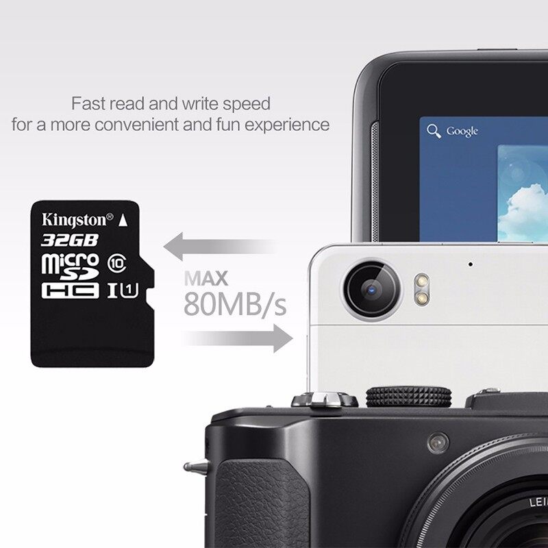 ♥Ready Stock Limit Free Shipping COD♥ 100% original authentic 100% Original Kingston Micro SD Memory Cards Class10 16GB/32GB/64GB/128GB/256GB For Smartphone