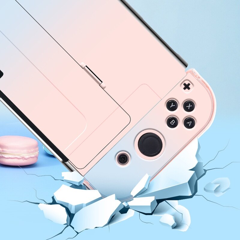 Nintendo Switch Ốp Cứng Bảo Vệ OLED Ốp Điều Khiển Joy Con Vỏ Bọc Toàn Bộ 5 Món Cho NS OLED Phụ Kiện