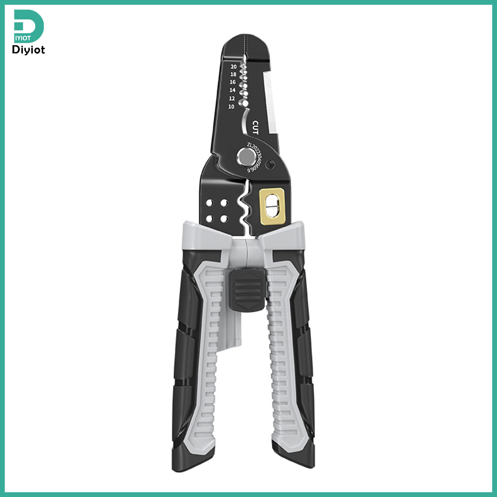 Diyiot Wire Cutter Wire Stripper Heavy Duty Automatic Wire Stripper Tool for Solid and Stranded Electrical Wire
