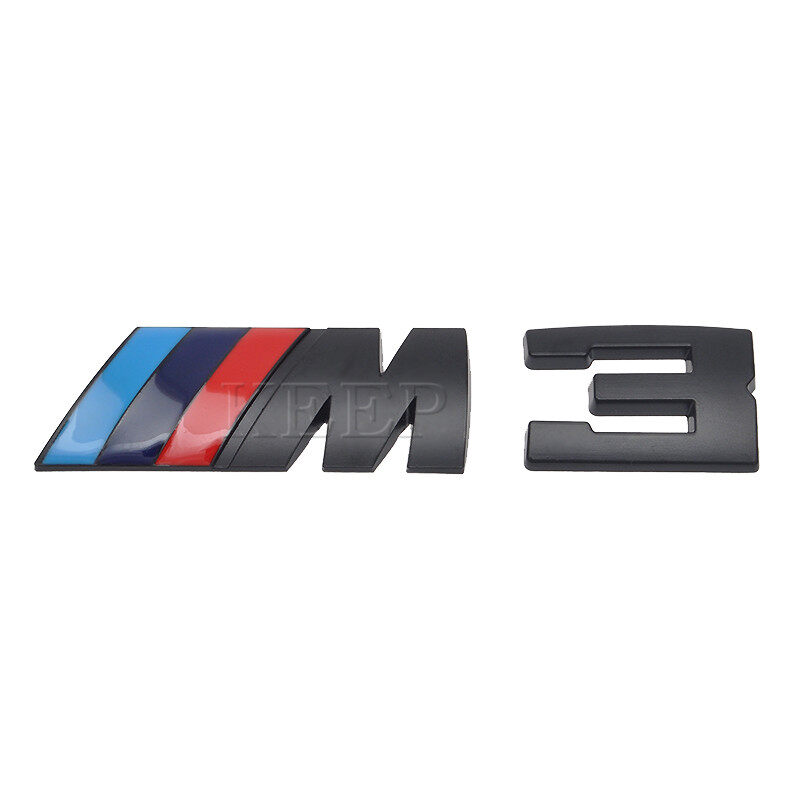 M3 Motorsport Metal Logo Car Sticker Rear Trunk Emblem Grill Badge For BMW E46 E30 E34 E36 E39 E53 E60 E90 F10 F30 M3 M5 M6