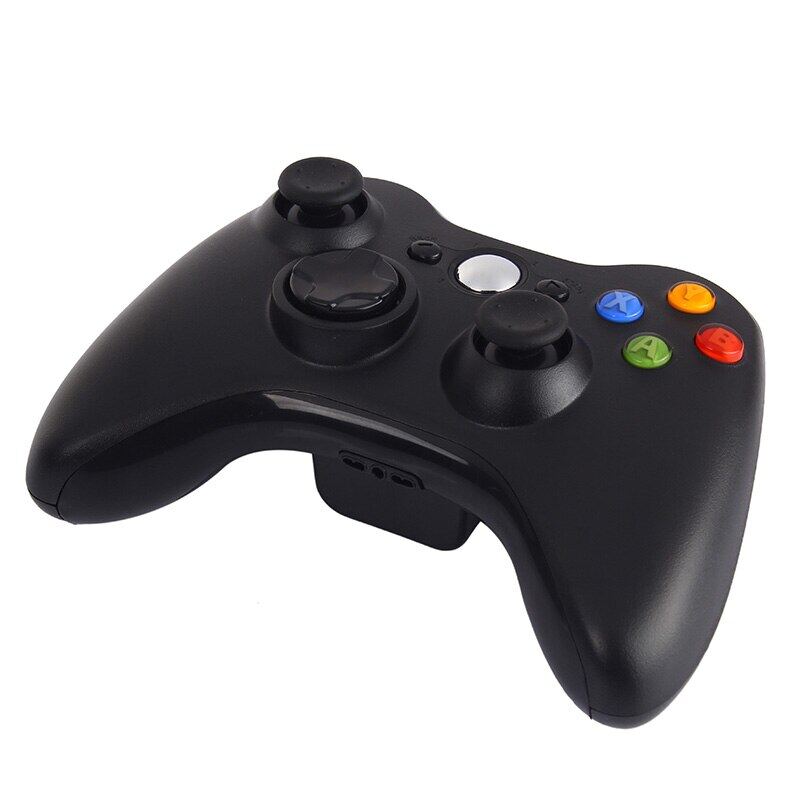 Tay Cầm Chơi Game Không Dây Kebidu 2.4GHz, Bộ Điều Khiển Cần Điều Khiển Tốt Màu Đen Chất Lượng Cao Trò Chơi Cần Điều Khiển Pad Cho Trò Chơi Xbox 360