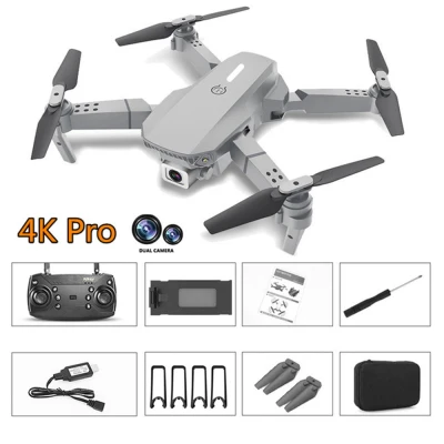 3Tech mall 2021 NEW E88 Rc Mini Drone 4k HD Drone With Dual Camera Drone FPV WiFi Real-time Transmission Foldable Drone