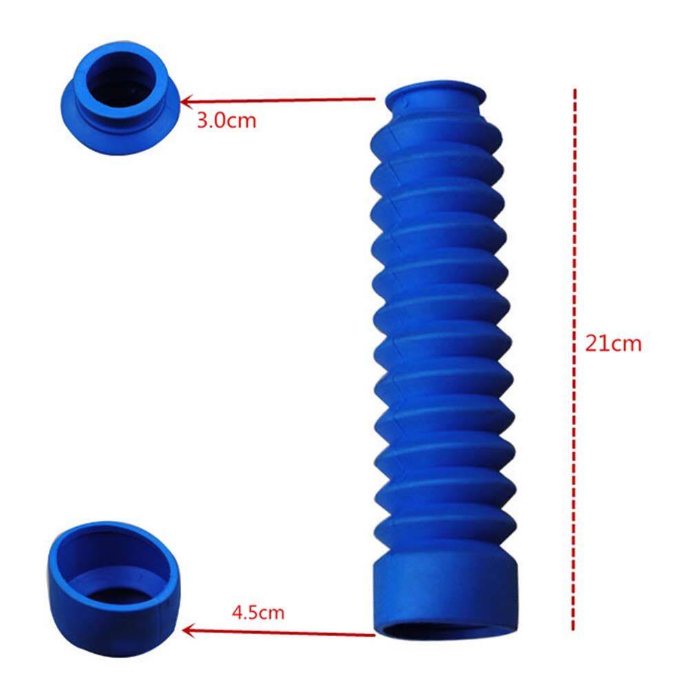 DFDFF Shockproof Dustproof Gators Gaiters Rubber Motorcycle Front Fork Cover Shock Dust Guard Front Fork Boot Cover Shock Damping Dust Coverb Phụ kiện điện tử xe máy