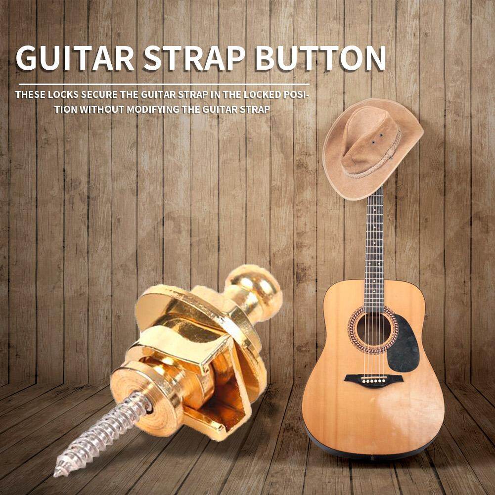 Nhạc Cụ Phụ Kiện Khóa Chống Trượt Khóa Móng Tay Dây Đeo Guitar Nút Khóa