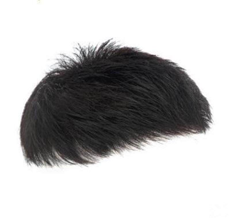 Men S Fashion Hair Wig Pieces Full Hand Knitted 100 Real Hair