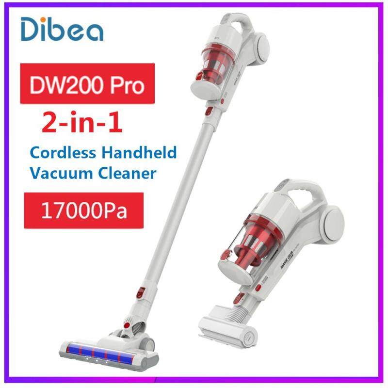 Original Dibea DW200 Pro Cordless 2-in-1 Hand-held Stick Vacuum Cleaner for cleaning on hardwood, carpet, tile floors, car, bed Singapore