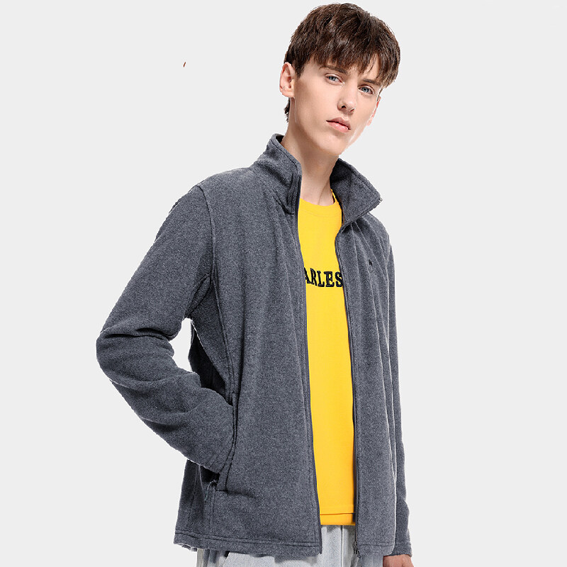 CAMEL men new fleece Slim warm collar coat