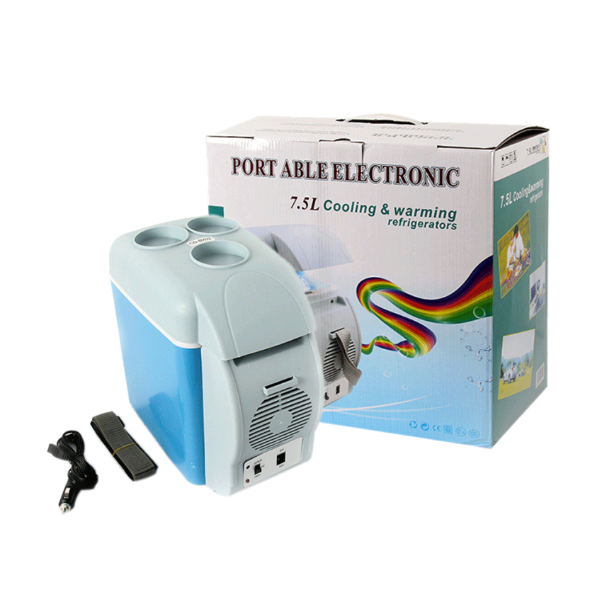 12V 7.5L hot sale car refrigerator mini electronic refrigerator freezer refrigeration portable travel dual-use