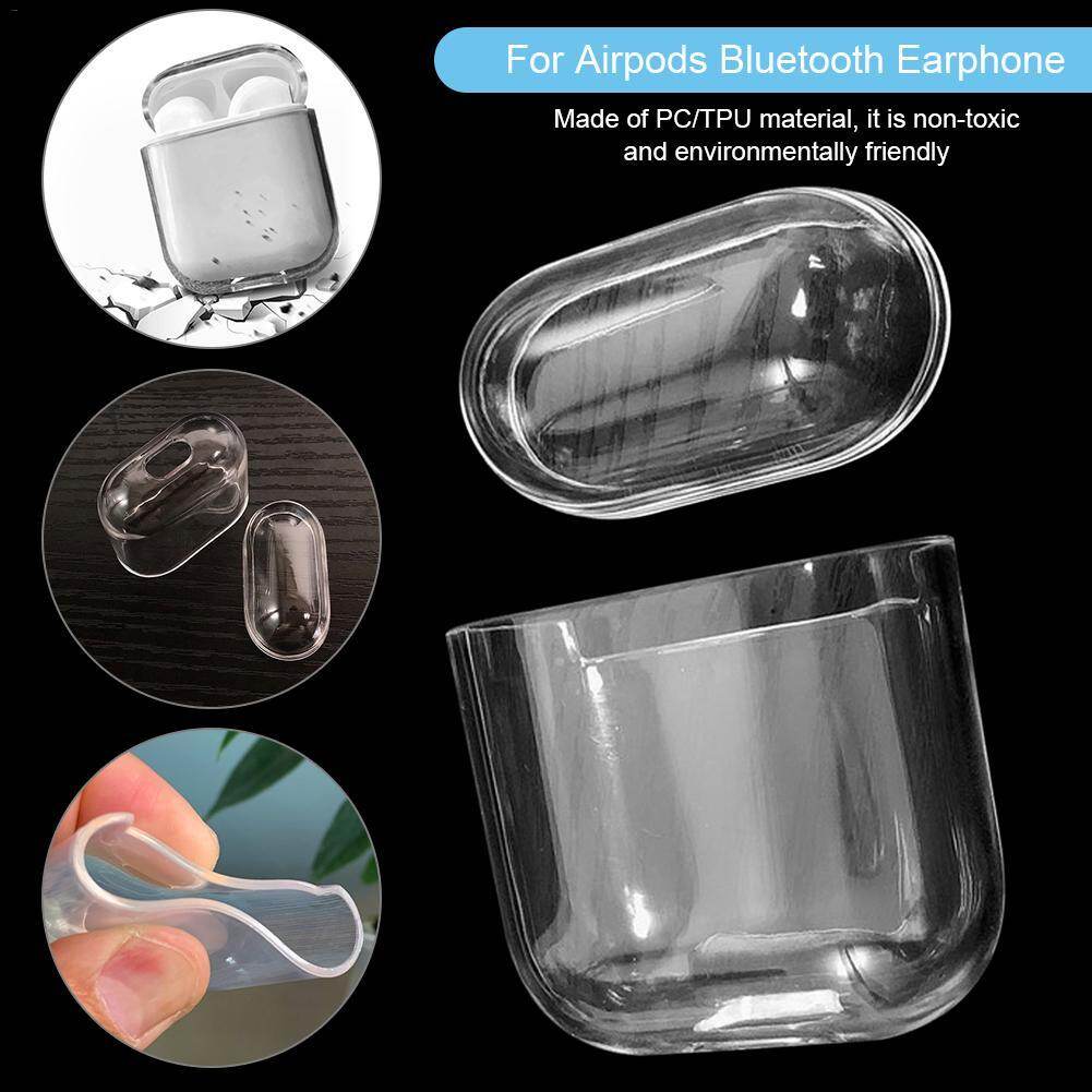 [Allmobiles] Hộp Bảo Vệ Trong Suốt Cho Airpods Hộp Sạc Tai Nghe Bluetooth Không Dây Hộp Đựng Cho Airpods Vỏ Bọc Tai Nghe TPU