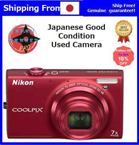 Nikon COOLPIX S6100 赤 コンパクトデジタルカメラ ジャンク ジャンク】Nikon COOLPIX S6100 レッド Amazon | Nikonデジタル