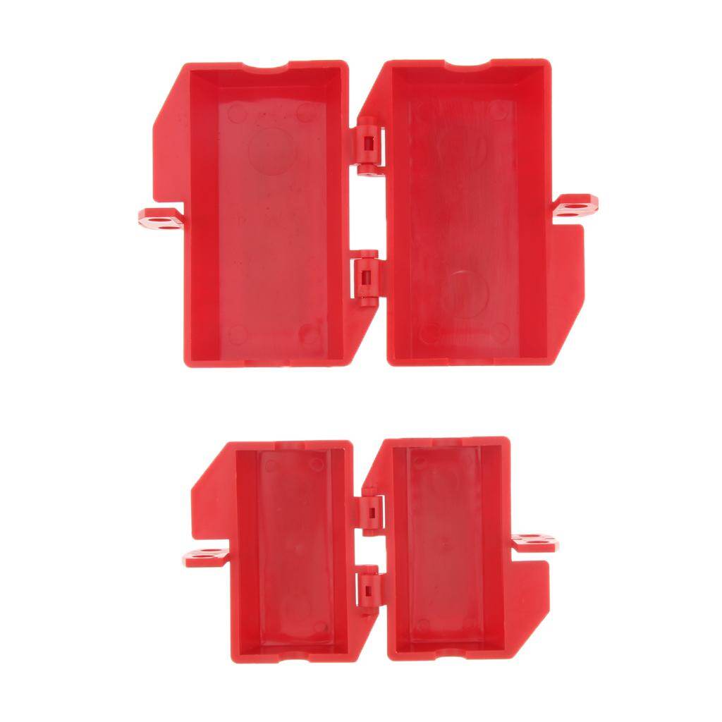 Loviver Safety Electrical Plug Lockout Plastic Tagout Power Plug Padlock Tools