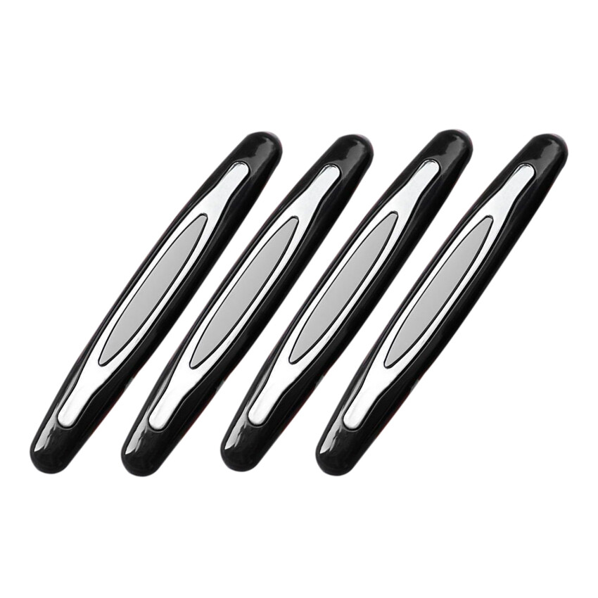 4Pcs Car Door Protector Guard Strip Scratch Protector Auto Rubber Bumper Stickers Car Door Edge Protection Car Decoration