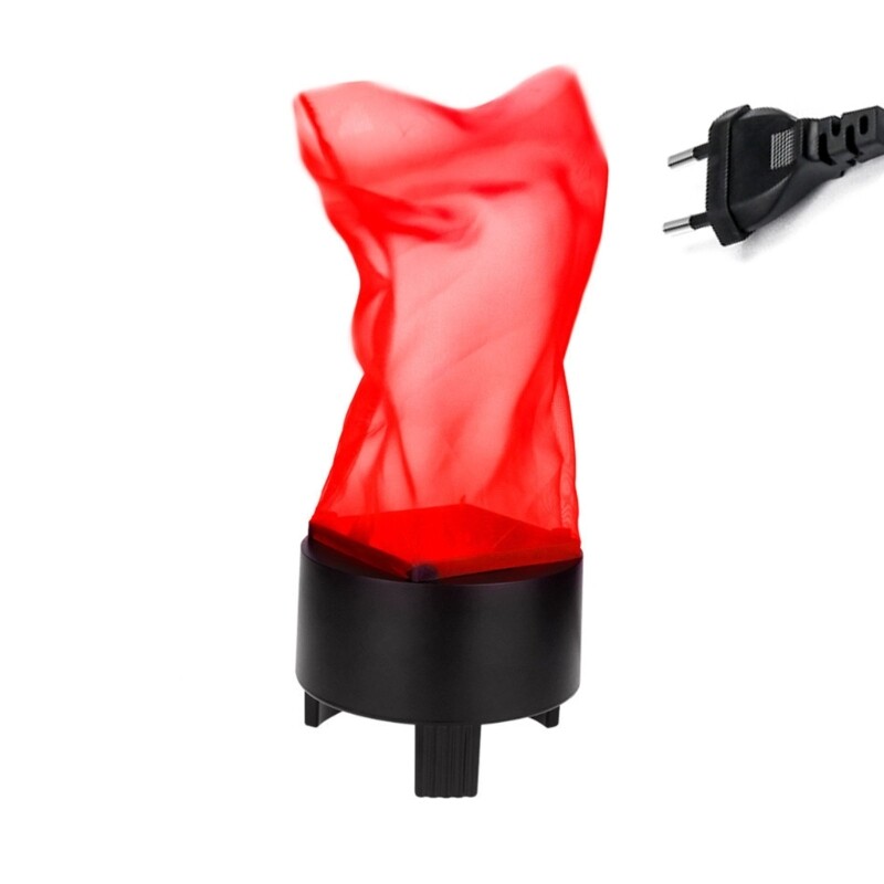 Fake Flame Lamp Electric Campfire Artificial Flickering Flame Table Lamp Realistic Flame Stage Effect Light Halloween