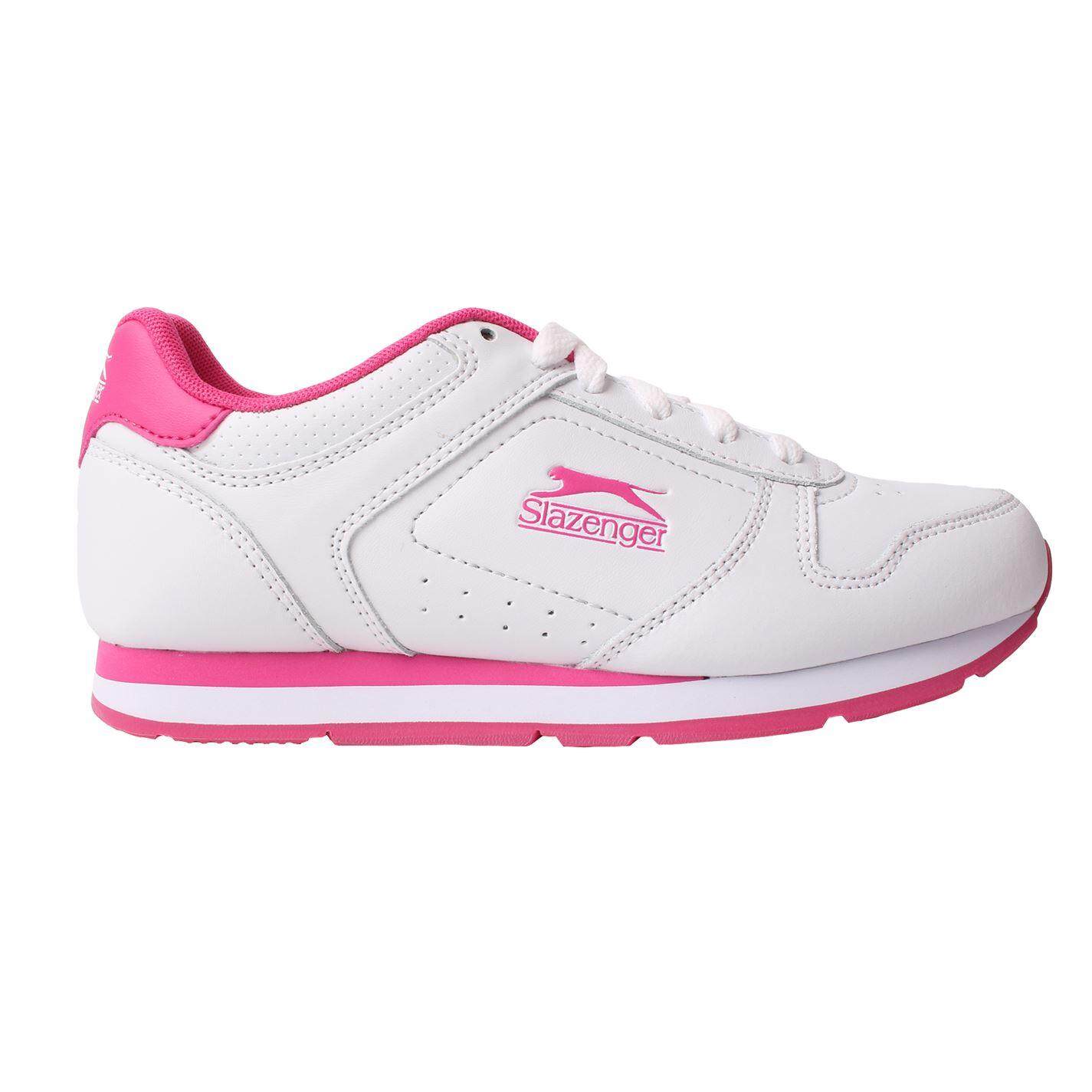 white slazenger trainers