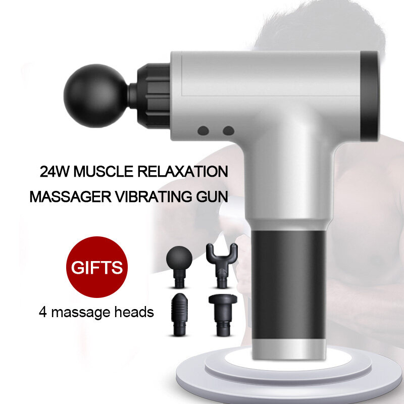 Bảng giá Cơ Massager-24W 6 Bánh Răng Vị Trí Điều Chỉnh Tốc Độ Thông Minh 3 In1 Đa Chức Năng Cơ Fascia Thư Giãn Massage Với 4 Máy Mát Xa đầu (Phích Cắm EU)