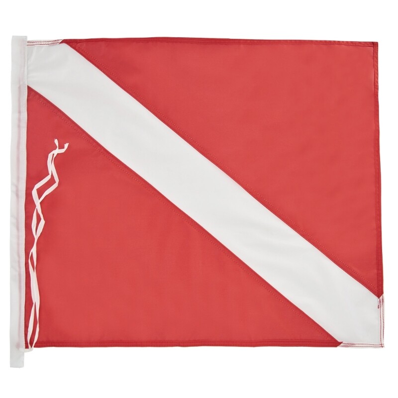 Nylon Divers Down Flags International Dive Flags Divers Down Boats Flags for Snorkeling, Diving,Under-water Activities