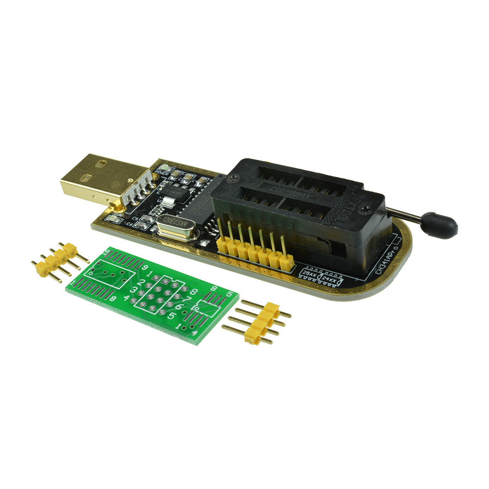 Bộ Lập Trình USB Aideepen Chính Hãng Chip Ghi Dòng CH341A 24 EEPROM BIOS Writer 25 SPI Flash