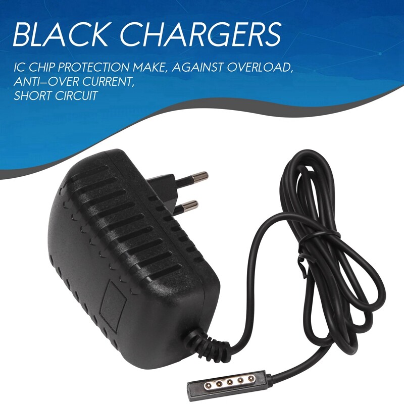Universal Europe Charger AC 12V2A Sector Adapter for Microsoft Surface RT Pro 2 Tablet