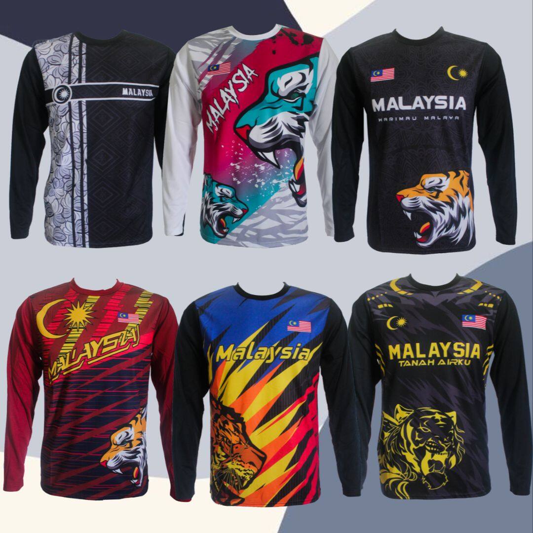 MEN JERSEY TSHIRT MALAYSIA LONG SLEEVES (BAJU JERSI LELAKI LENGAN