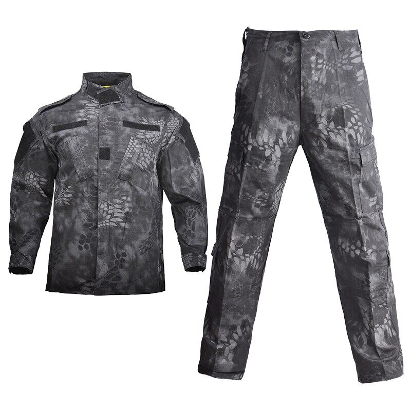 Army Uniform Camouflage Tactical Clothing Men Forces Soldier Training Combat Clothes Jacket Pant