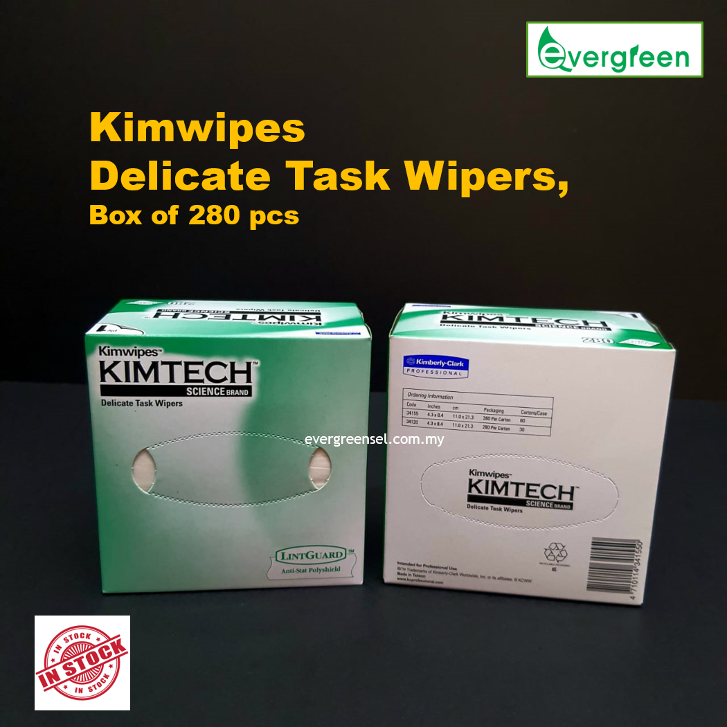 Kimwipes Delicate Task Wipers, Box of 280 pcs Lazada