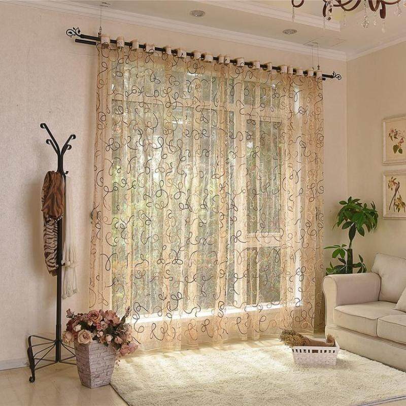 Bán Rèm Aokaila 100X250 Cm Cho Cửa Sổ Với Dây Đeo Vải Tổ Chim Thêu Rèm Trang Trí Giáng Sinh Cho Phòng Ngủ Phòng Khách