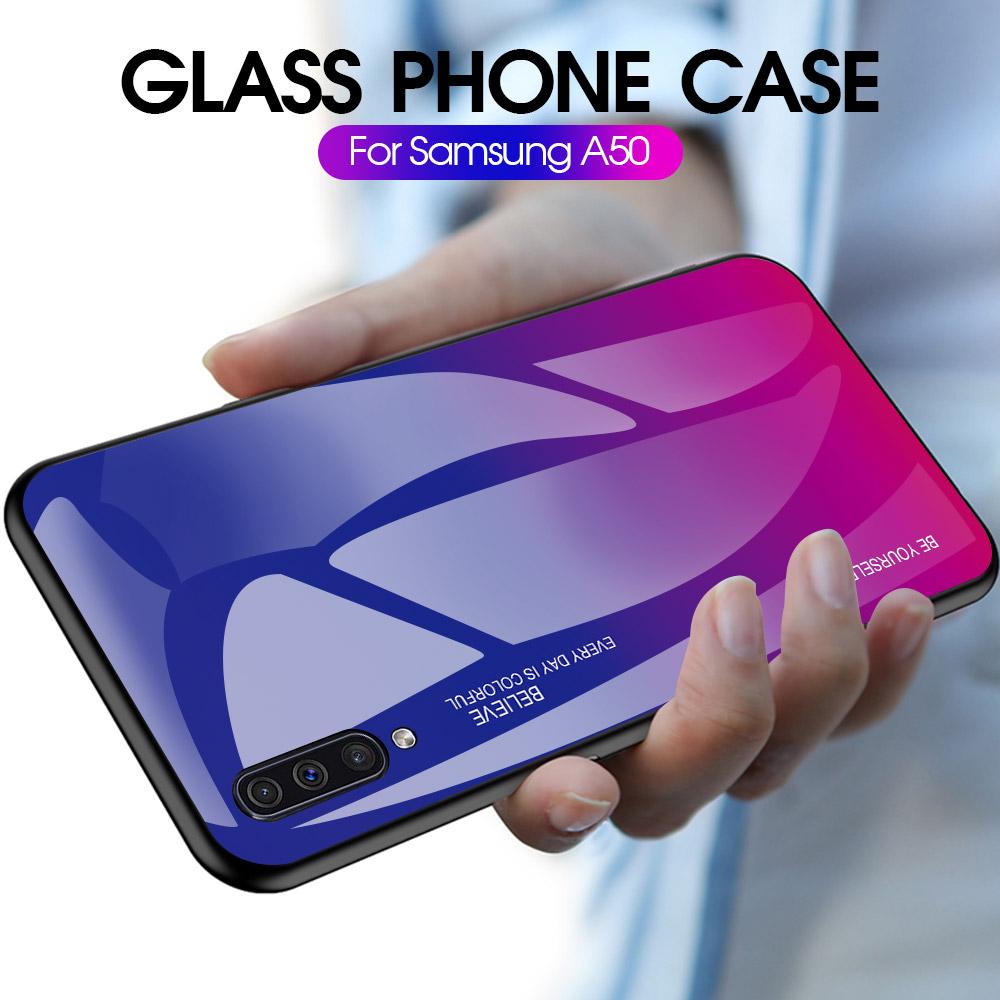 สำหรับ Samsung Galaxy A50s Casehard Gradient Glass กันกระแทก Glossy 