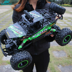 Xe hơi rctown RC 1:12 hoặc 1:16 4WD Rock crawlers động cơ đôi lái xe BigFoot điều khiển từ xa ô tô đồ chơi xe địa hình