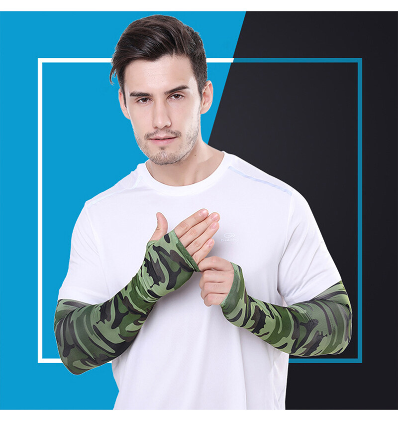 SUPERFLOWER Summer Sports Compression Arm Sleeve Basketball Cycling Arm Warmer Running UV Protection Volleyball_voghion.com