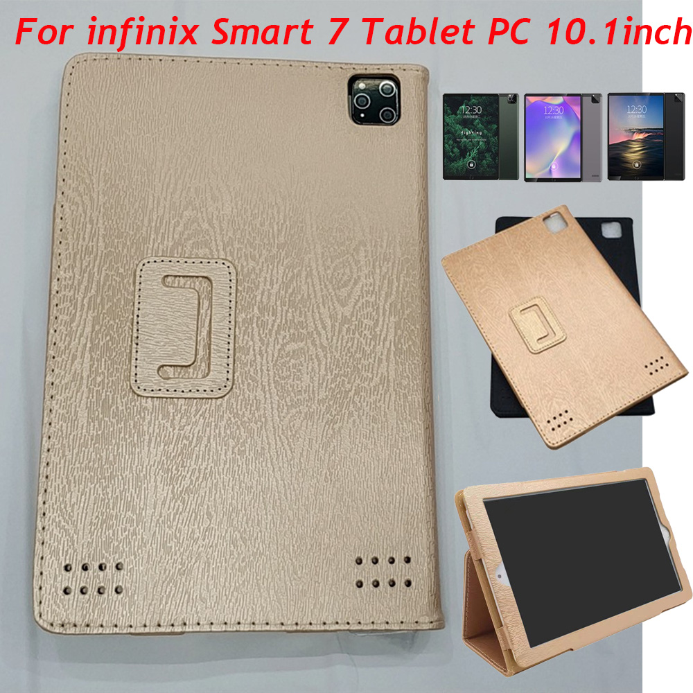 Chất liệu da PU trường hợp đối với Infinix thông minh 7 máy tính bảng máy tính 10.1 inch Vỏ máy tính bảng Folio trường hợp đối với Infinix smart7 10.1 ''Bìa trường hợp