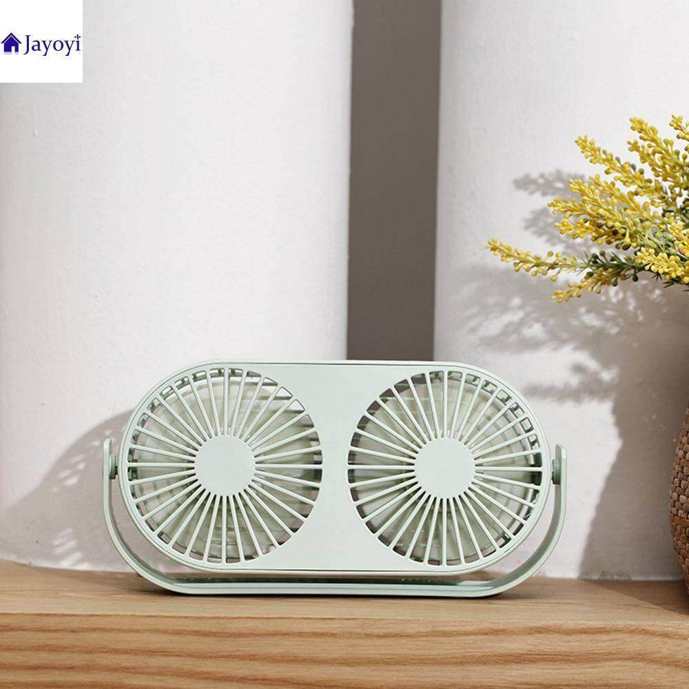 Jayoyi Portable 360 Degree Summer Rotating Double-Head Usb Cooling Fan Personal Adjustable For Home Office Outdoor By Jayoyi
