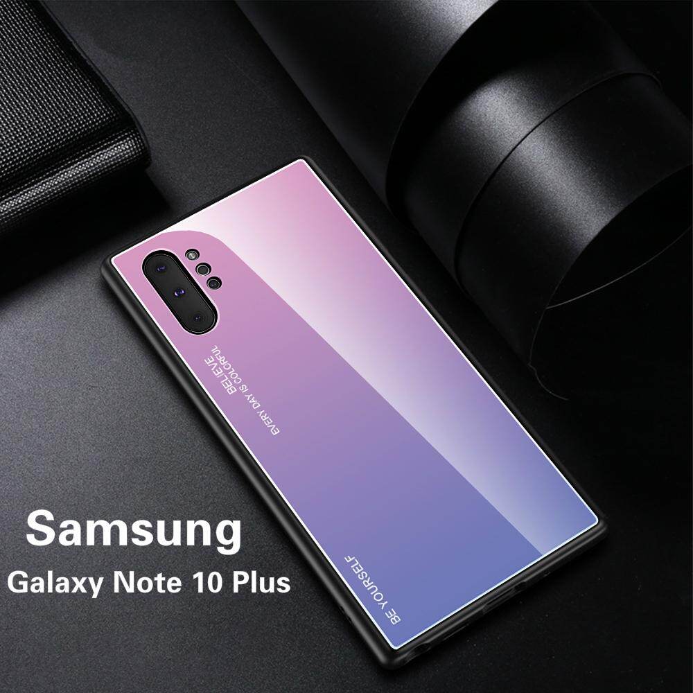 Ốp Cho Samsung Galaxy Note 10 Plus Ốp Lưng Điện Thoại Bằng Kính Cường Lực Tốt Ốp Cho Samsung Galaxy Note 10 Plus Ốp Kính Mát Thời Trang
