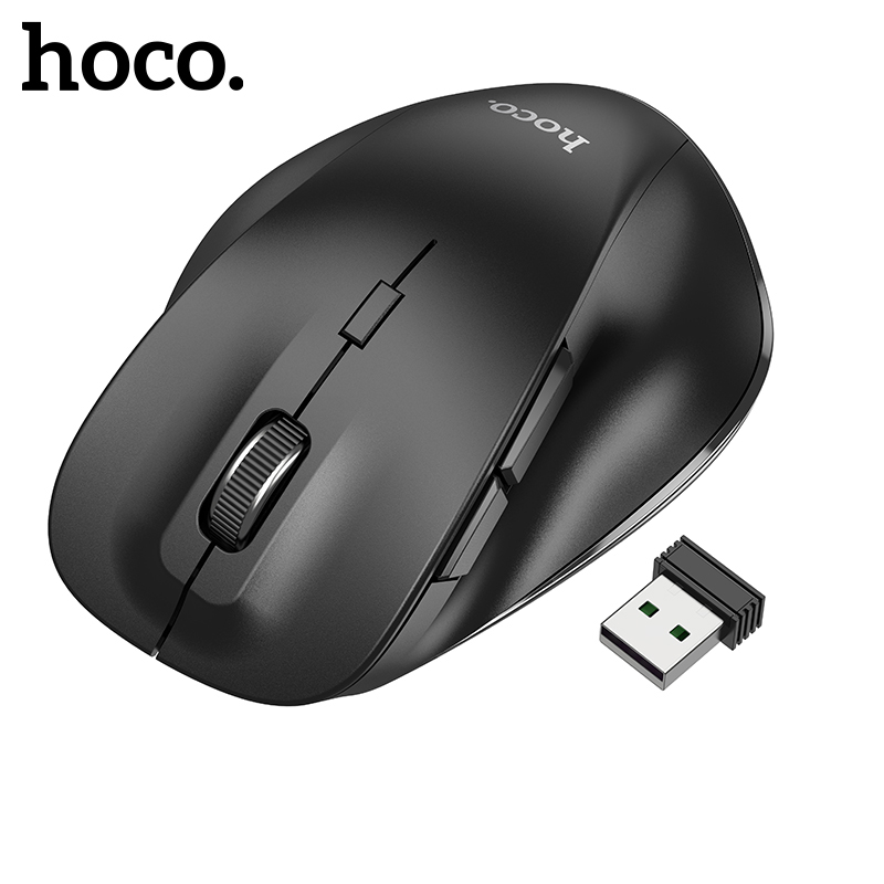 Hoco gm24 chuột không dây dual-chế độ Bluetooth 2.4GHz USB nút bên hông chuột không dây chuột cho máy tính xách tay Chuột không dây