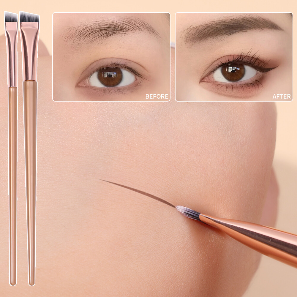 Siêu mỏng Cọ kẻ mắt chính xác làm săn chắc cọ chải lông mày mịn