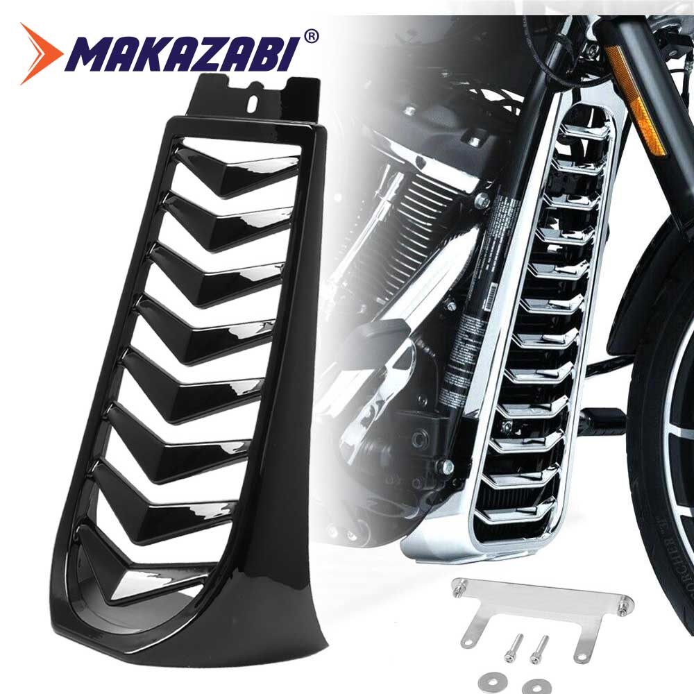 Motorcycle Front Lower Radiator Cover Chin Fairing Spoiler For Harley ...