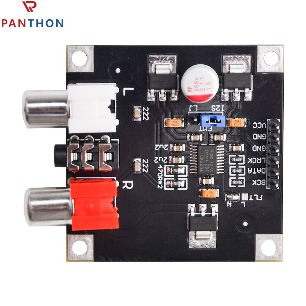 PANTHON PCM5102 PCM5102A DAC Decoder Board I2S Input 32Bit 384K for Red Core Player