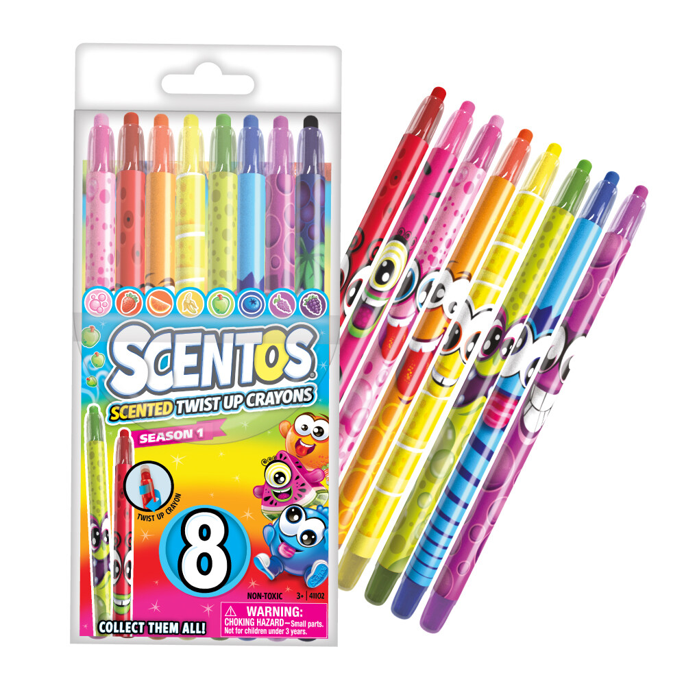 Scentos Scented Twistable Crayons - 8pcs | Lazada