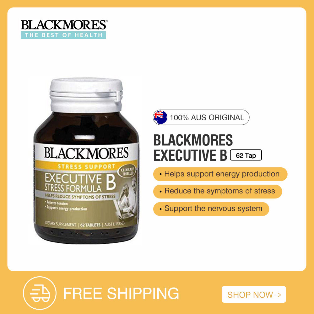 Blackmores Executive B 62 Tap Help Reduce The Symptoms Of Stress My King Aus Exp Date 02 2021 Lazada Singapore