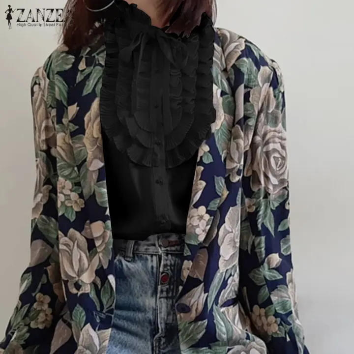 plus size ruffle shirt