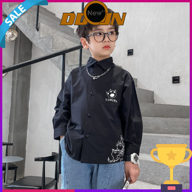DDJN 3 6 7 10 11 16 Years new Áo Len Áo Thun Cổ Tròn Thường Ngày Cho Trẻ Em