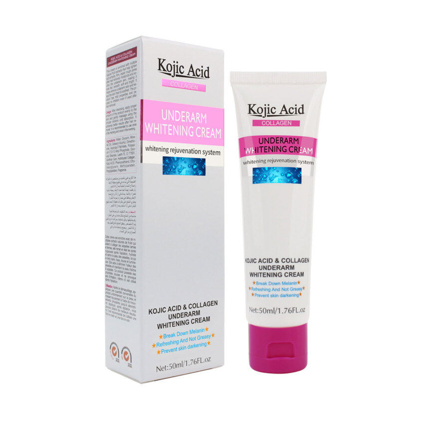 【100% Original】Kojic Acid Collagen Body Creams Armpit Whitening Cream Between Legs Knees Private Parts Whitening Formula Underarm Whitening Intimate Bleach Cream