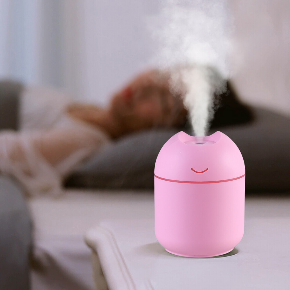 KEBETEME Máy Tạo Độ Ẩm Không Khí Máy Khuếch Tán Hương Thơm 250ML Máy Khuếch Tán Tinh Dầu Hương Liệu Máy Tạo Sương Mù Siêu Âm Sạc USB