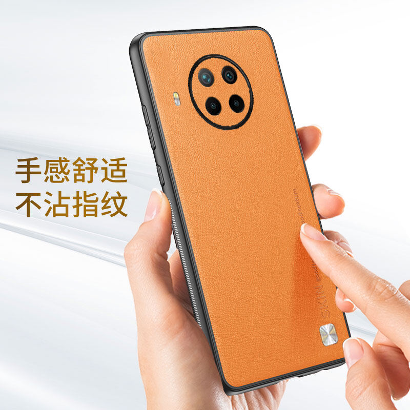 For Redmi Note 9S / Note 9Pro Max Case Plain Skin Leather Cover Xiaomi Redmi Note 9Pro Max Soft Bumper Shockproof Coque