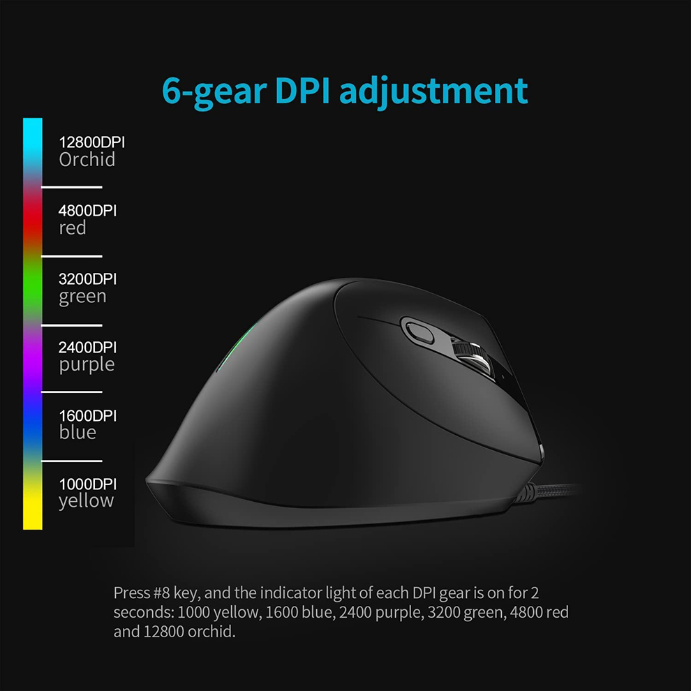 Seenda Chuột chơi game USB 12800 Max