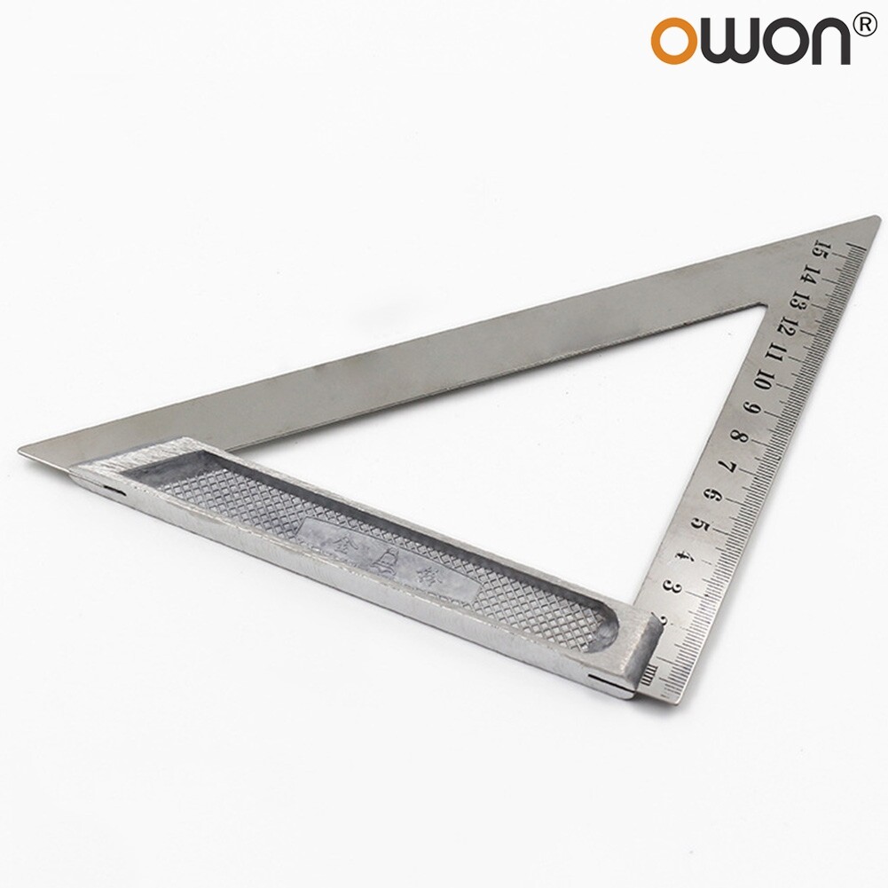 150mm Portable Aluminum Alloy Triangle Square Ruler Woodworking Measuring Tool