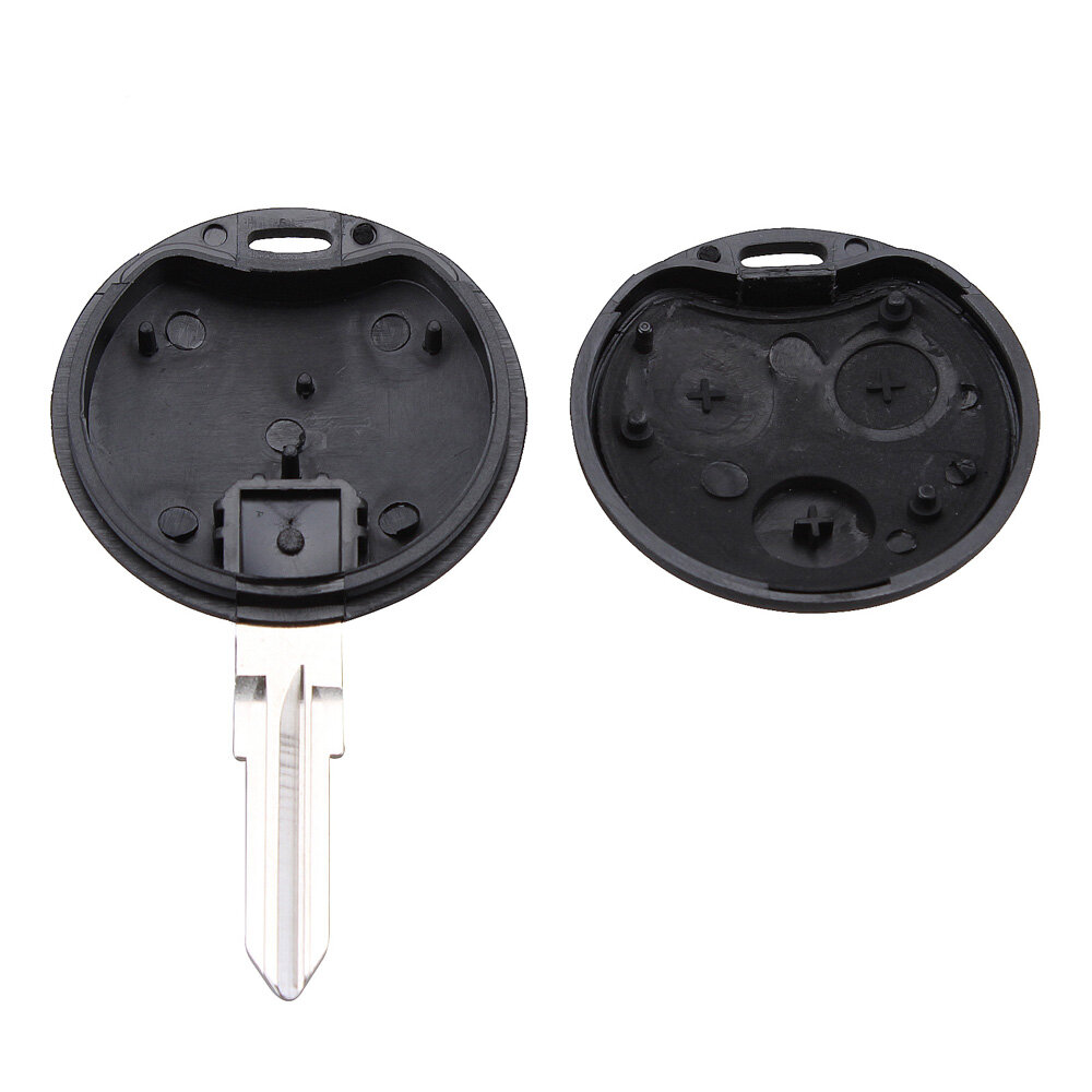 3 Button FOB Car Remote Key Case Shell with Blank Blade Fit for Smart