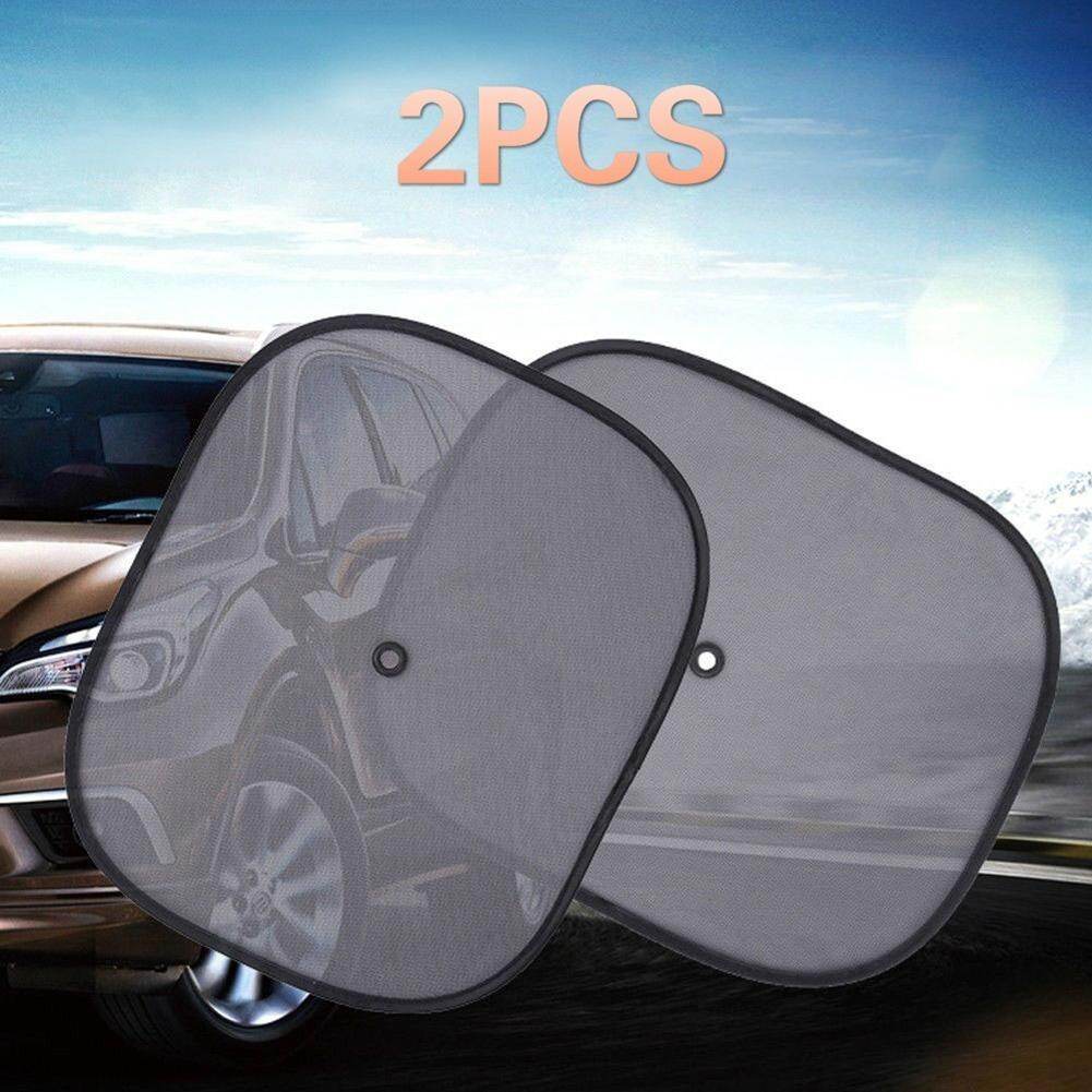 Gloryworld 2Pcs Car Side Window Sun Shade Visor Anti-UV Cover Baby Kids Shield Curtain Mesh