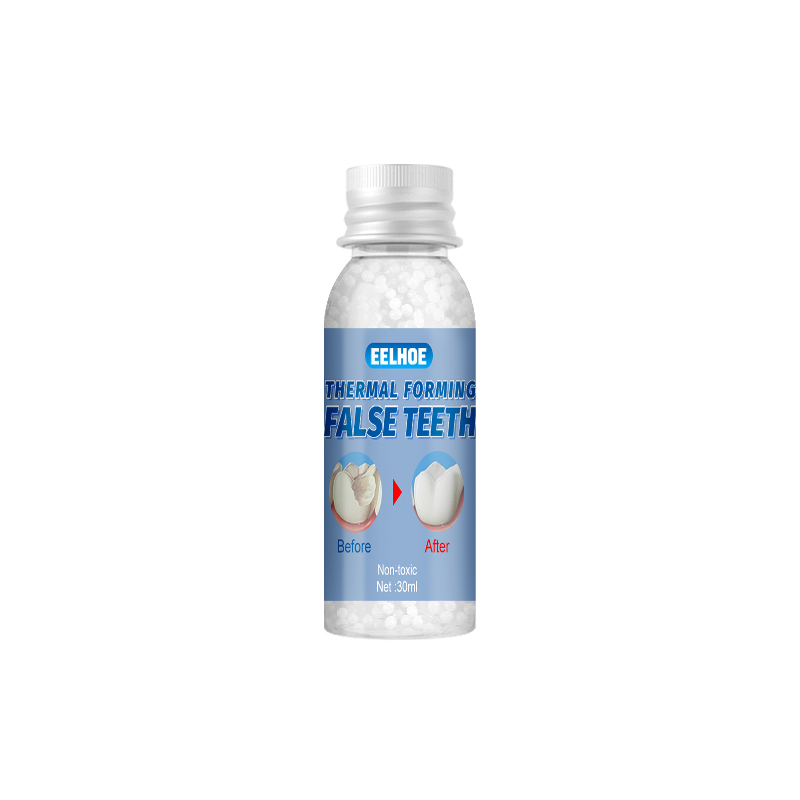 Eelhoe Temporary Tooth Repair Kit Filling Teeth Glue Denture Adhesive Set Bottled Denture Solid Tooth Gel Temporary Tooth Repair Kit Teeth And Gaps False Teeth Adhesive Teeth Beauty Tool False Teeth Solid Glue Temporary Tooth Repair Set Teeth